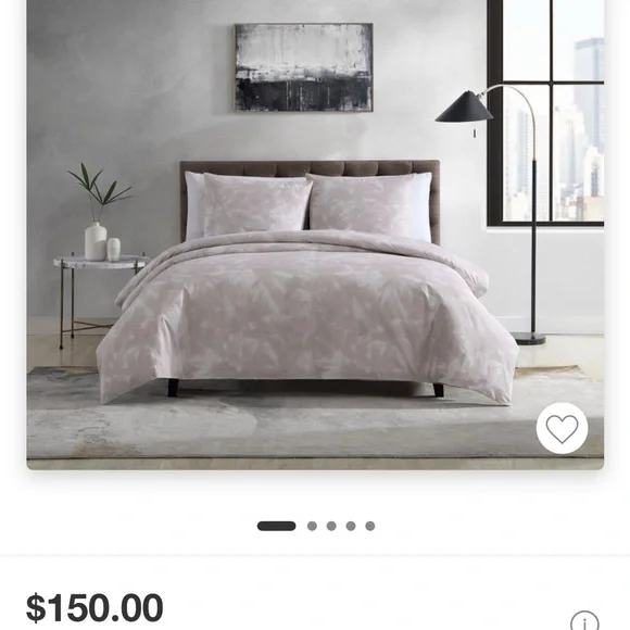 50%OFF‼️Kenneth Cole NY Lexington Floral Luxury Bedding 3pc duvet set Full QUEEN - Picture 15 of 15